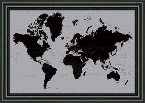 World Map Contemporary